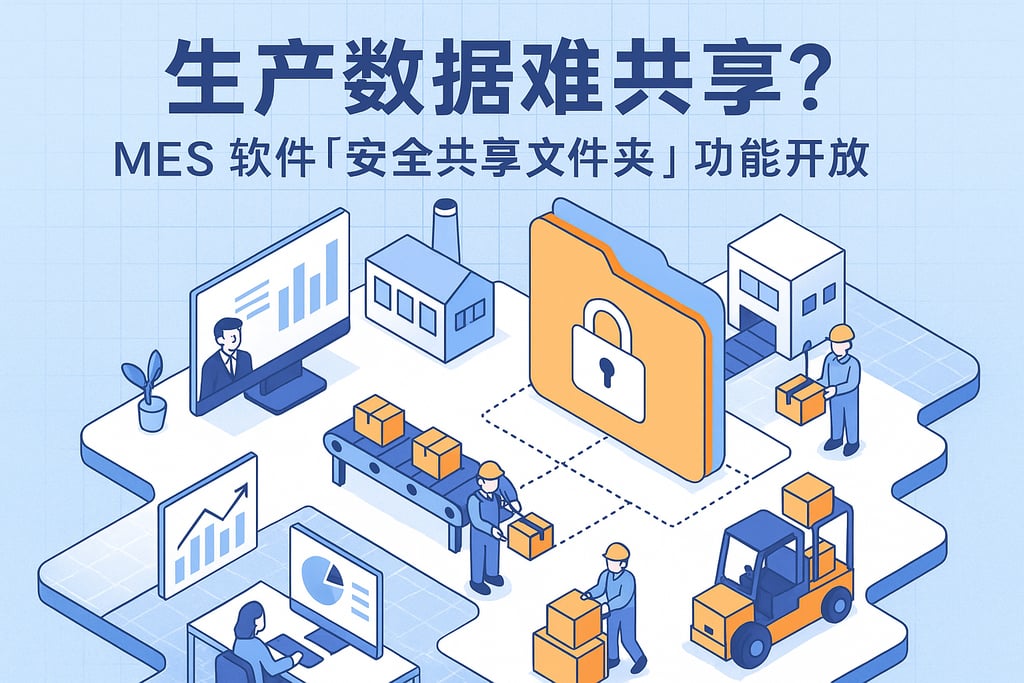 生产数据难共享？MES 软件「安全共享文件夹」功能开放